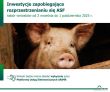 Inwestycje zapobiegające rozprzestrzenianiu się ASF